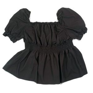 SHEIN Curve Peplum Top